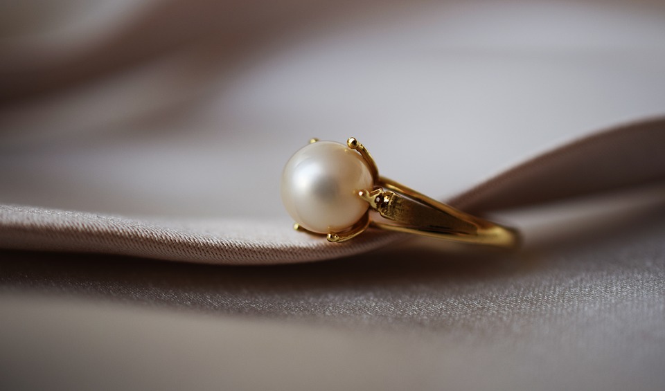Pearl stone Ring