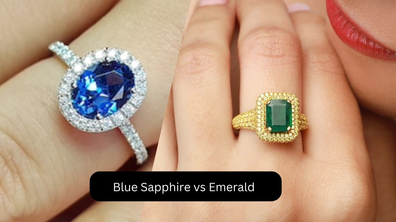 Blue Sapphire vs emerald