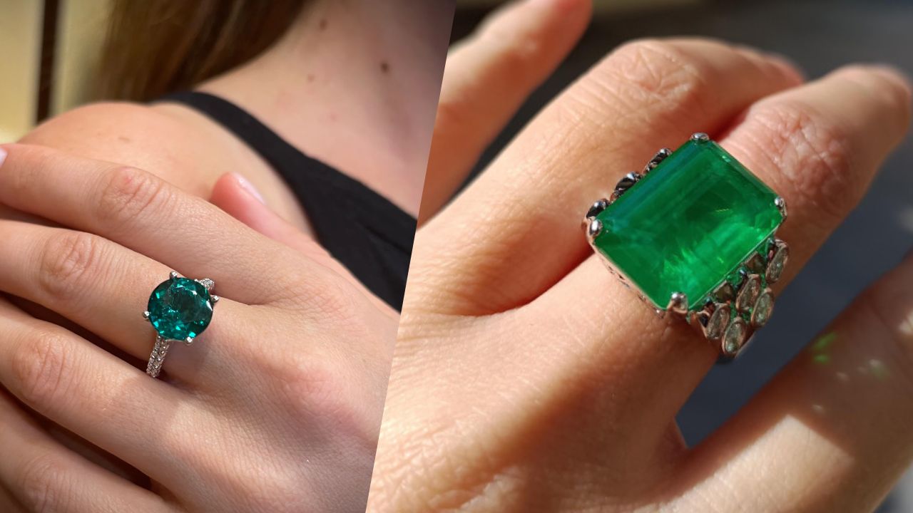 Zambian emerald vs Colombian emerald