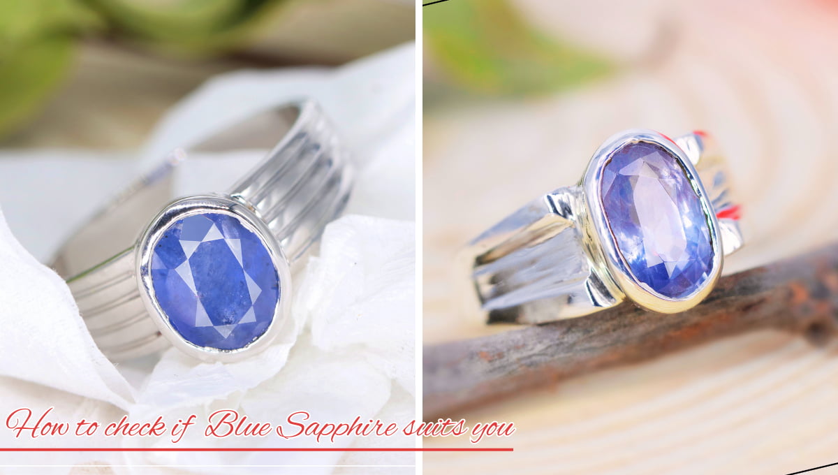 how to check if blue sapphire suits you