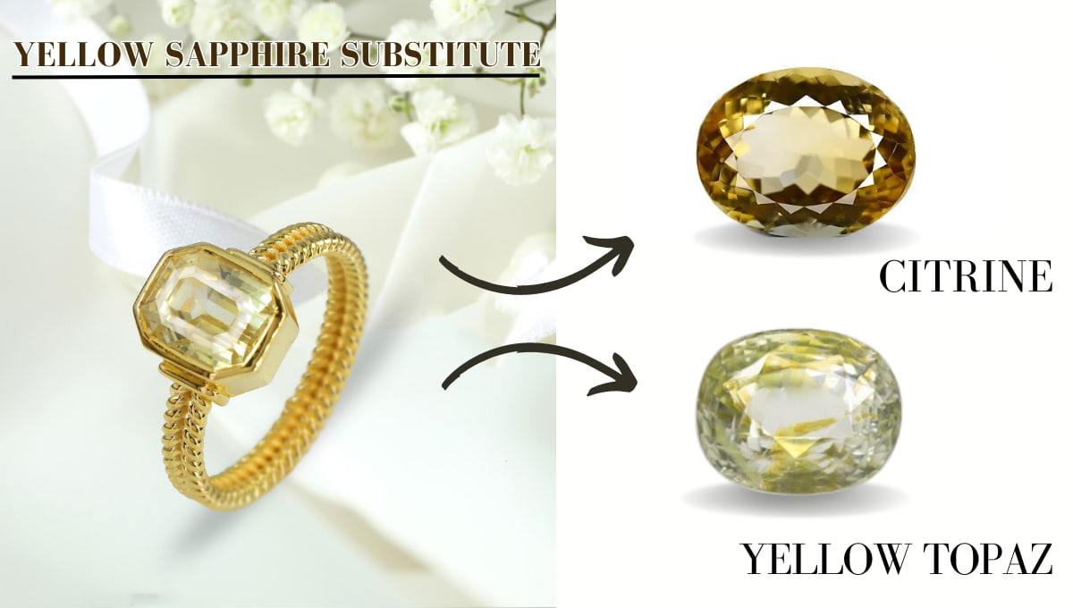 substitute of yellow sapphire