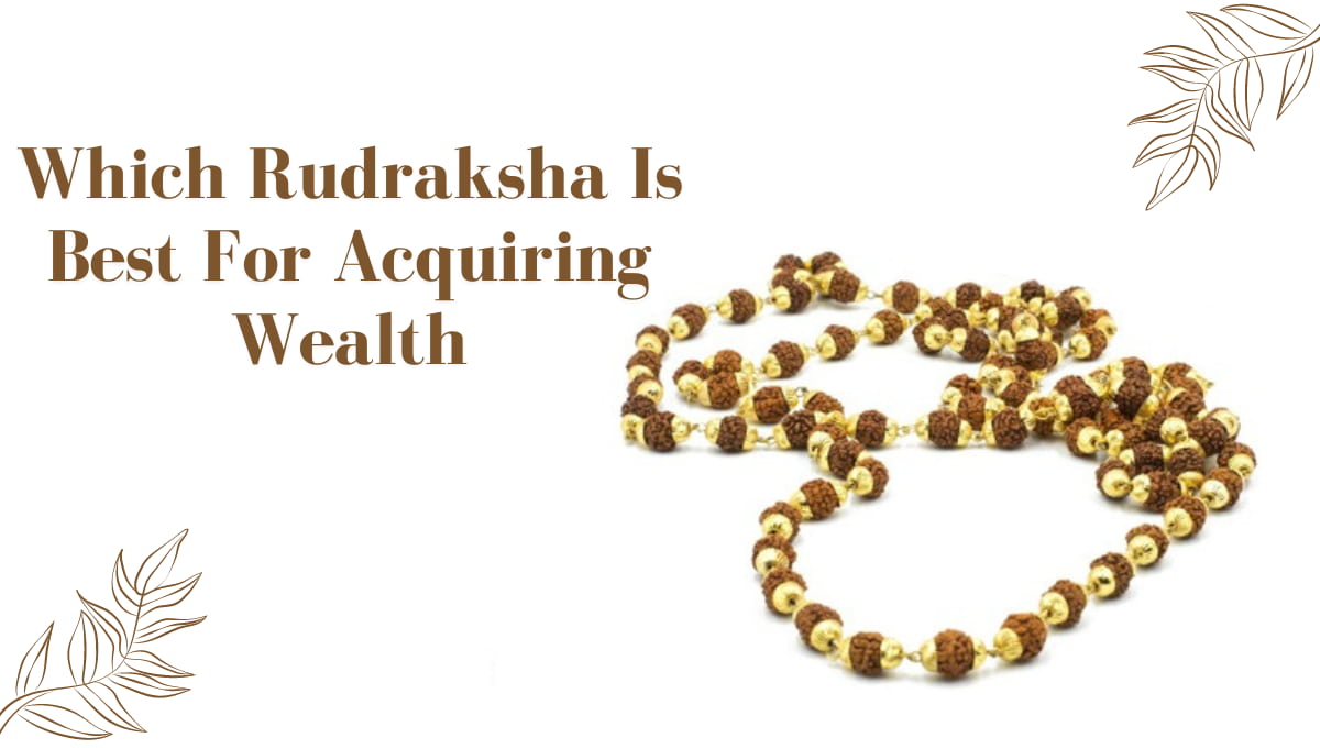 which rudraksha is best for money and wealth