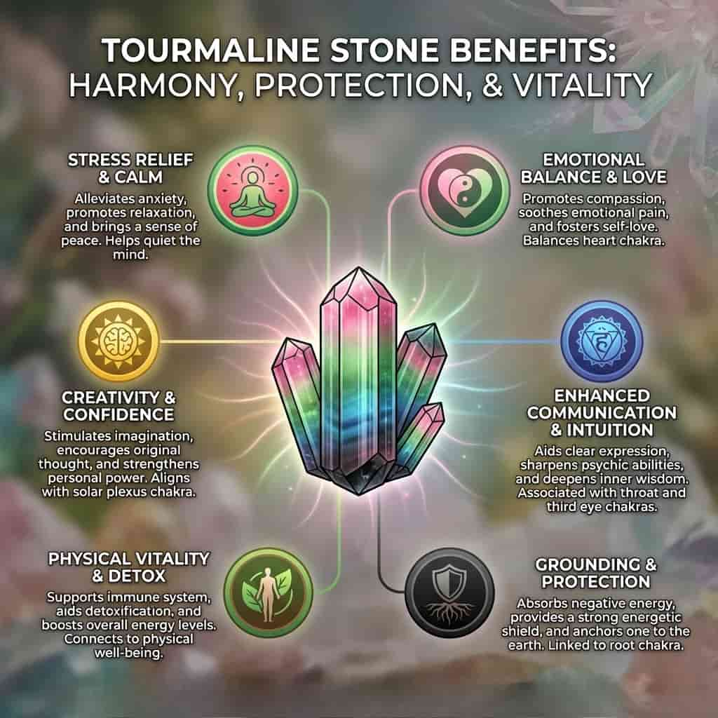 this image describing about Tourmaline Stone Benefits