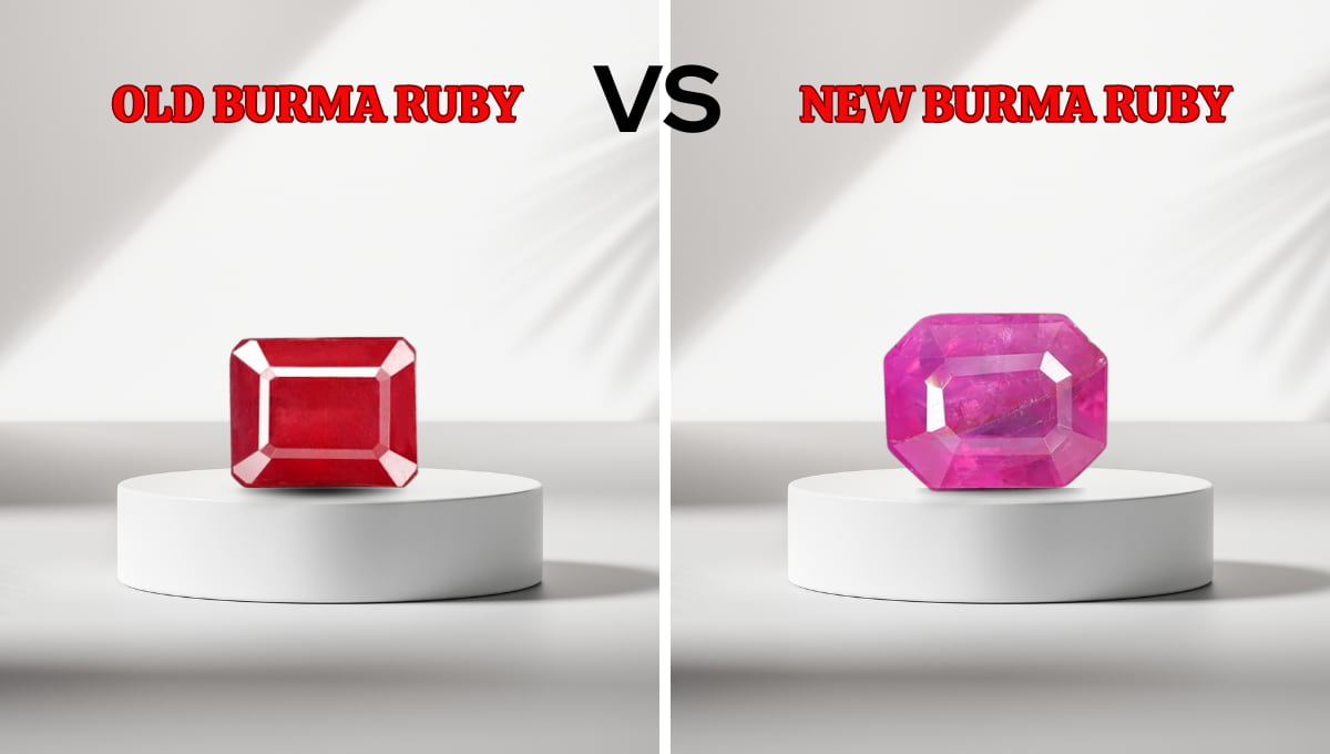Old Burma Ruby vs New Burma Ruby