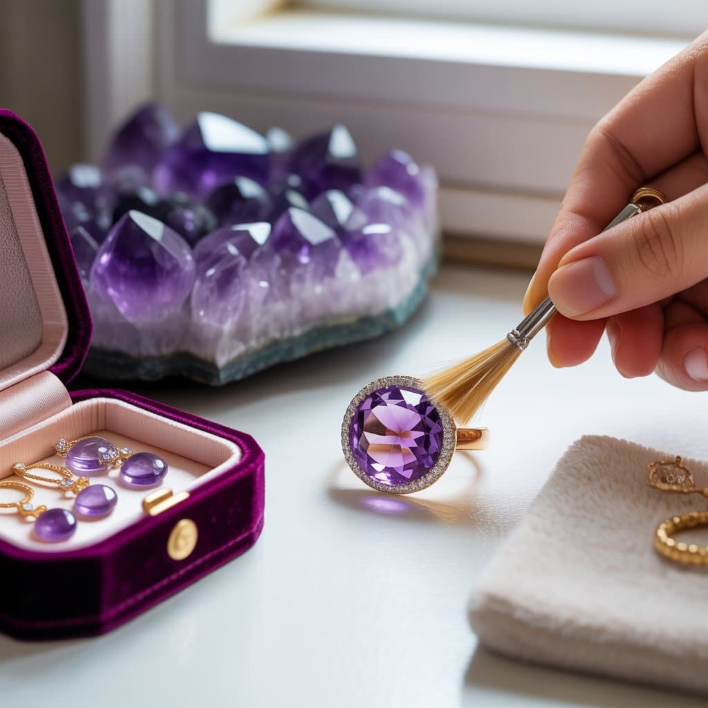 Maintenance of Amethyst Gemstones