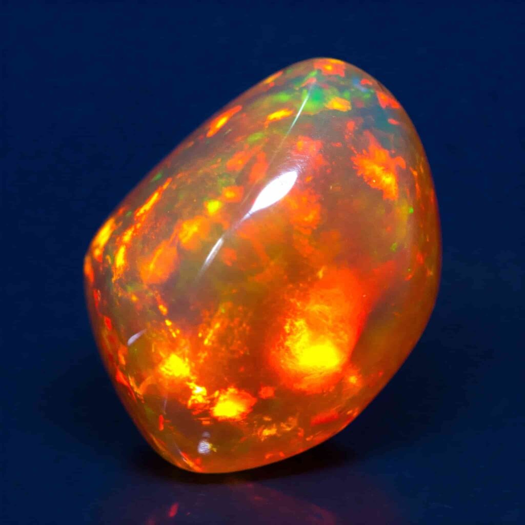 fire opal stone for removing bad luck