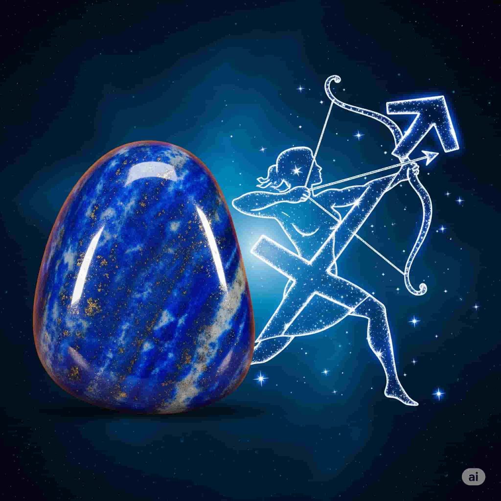 lapis lazuli as best gemstone for Sagittarius