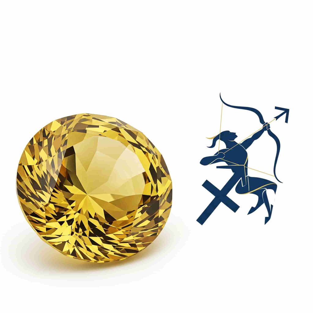 yellow sapphire as sagittarius birthstone