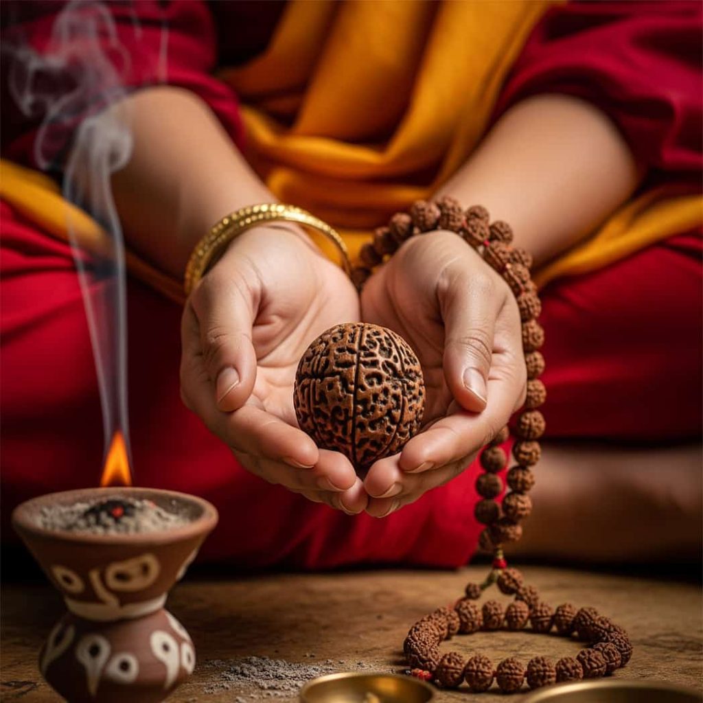 energization of rudraksha bead