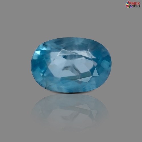 Blue Zircon Stone 3.44 Carat