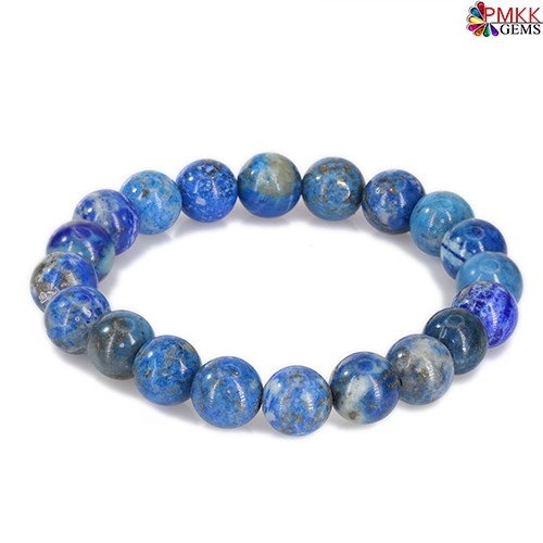 Lapis Lazuli Leather Bracelet - Men's/Unisex – Aurora Creative Jewellery