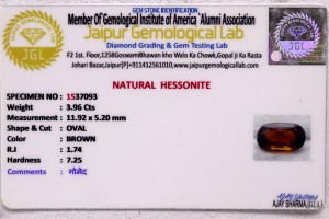 Ceylon Hessonite (Gomed)