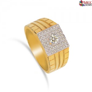 18K  Gold Diamond Engagement Ring 