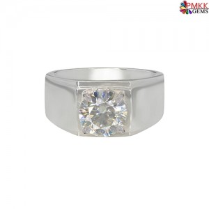  Round Shape 18k White Gold  Diamond Engagement Ring 