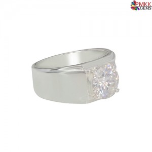  Round Shape 18k White Gold  Diamond Engagement Ring 