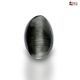 Natural Black Quartz Cat's Eye
