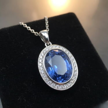 Blue Sapphire Pendant